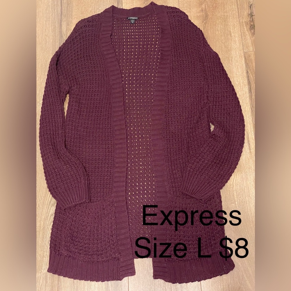 Wine Cardigan